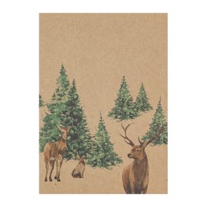 Greeting Card (Christmas) - Forest Glade RECYCLED