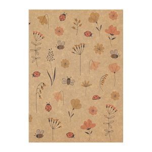 Greeting Card - Ladybugs and Bees RECYCLED