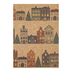 Greeting Card (Christmas) - The Christmas Town RECYCLED
