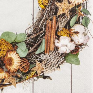 Lunch Napkin - Country Wreath