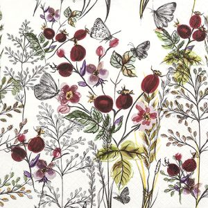 Lunch Napkin - Autumn Scene