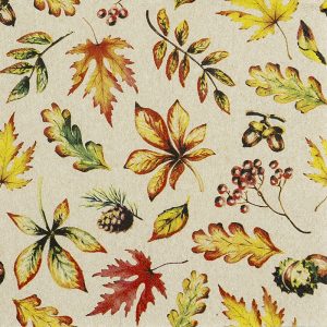 Lunch Napkin - Leaves All Over RECYCLED