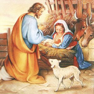 Lunch Napkin - Jesus is born