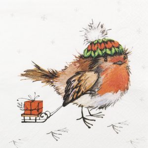 Lunch Napkin - Finn and his Sled
