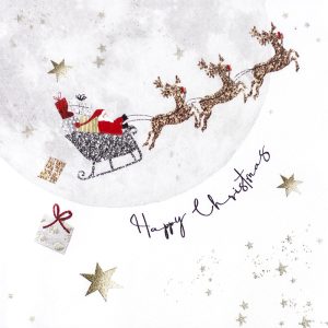 Lunch Napkin - Santa's Ride