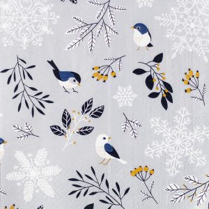 Lunch Napkin - Birds and Twigs
