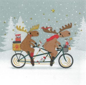 Lunch Napkin - Tandem Moose