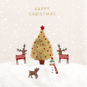 Lunch Napkin - Winter Buddies