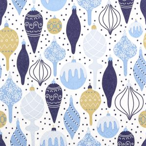Lunch Napkin - Tree Deco Frosty