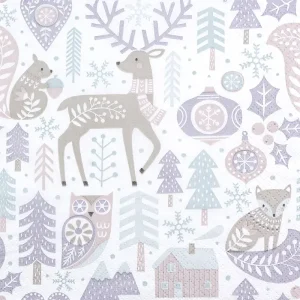 Lunch Napkin - Scandi Pattern PURE