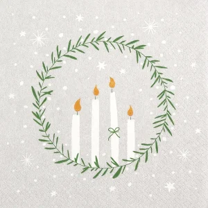 Lunch Napkin - Delicate Wreath