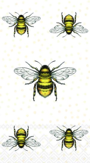 Guest Towels - Flying Bees
