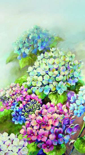 Guest Towels - Hydrangea Shades