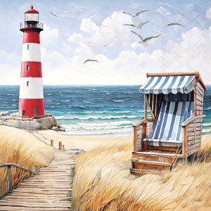 Lunch Napkin - Beach Walk