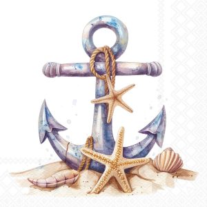 Lunch Napkin - Rusty Anchor
