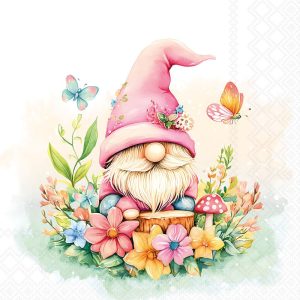 Lunch Napkin - Charming Gnome