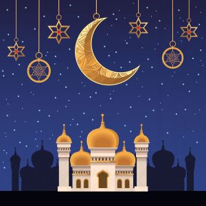 Lunch Napkin - Mosque By Night