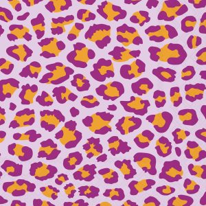 Lunch Napkin - Leopard Pattern Lila