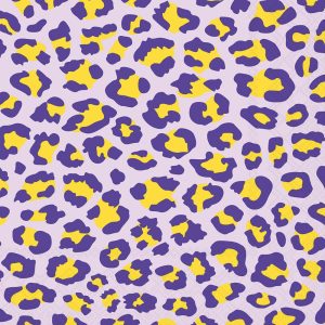 Lunch Napkin - Leopard Pattern PURPLE
