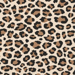 Lunch Napkin - Leopard Pattern BROWN
