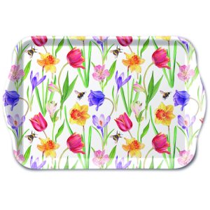 TRAY - Flowers In Spring (13 x 21cm)