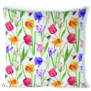 Cushion (Cover) - Flowers In Spring (40 x 40 CM)