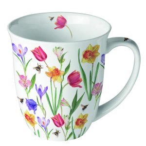 MUG (Fine Bone China) - Flowers In Spring (400 mL)