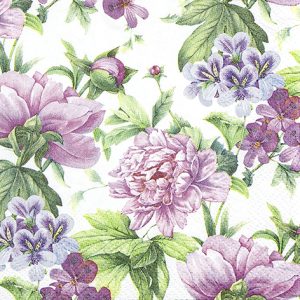 Cocktail Napkin - Botanical Romance