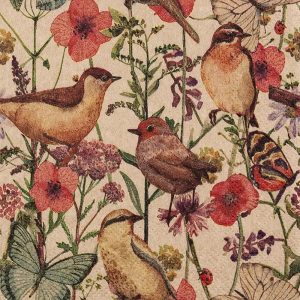Cocktail Napkin - Birds in Spring eco