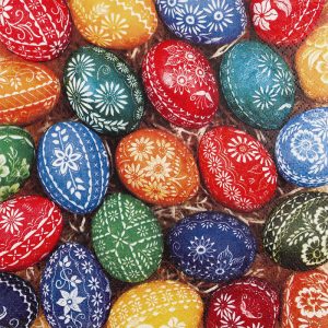 Lunch Napkin - Hand Crafted Eggs