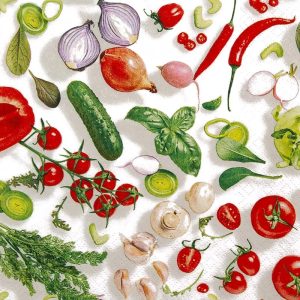 Lunch Napkin - Tasty Vegetables