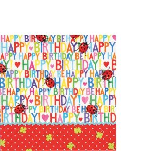 Cocktail Napkin - Happy Birthday For You