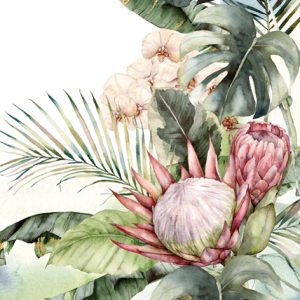 Lunch Napkin - Protea & Orchids
