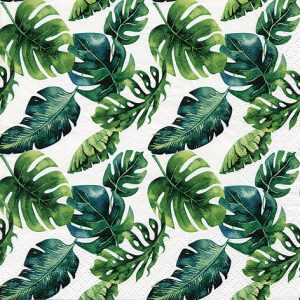 Lunch Napkin - Dense Jungle Leaves