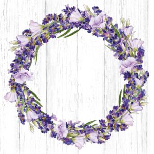 Lunch Napkin - Couronne De Lavande