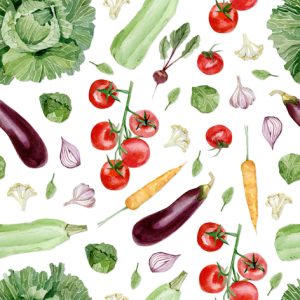 Lunch Napkin - Veggie