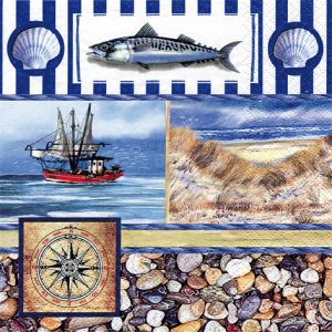 Lunch Napkin - Maquereau
