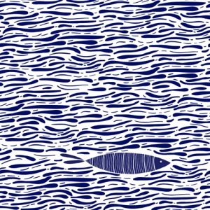 Lunch Napkin - Ocean Surface