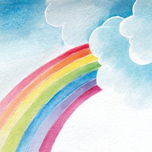 Lunch Napkin - Rainbow