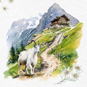 Lunch Napkin - Mountains Are Calling