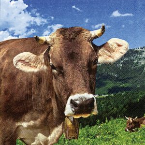 Lunch Napkin - Cow Wally