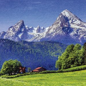 Lunch Napkin - Landscape In The Alps
