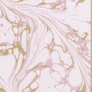 Lunch Napkin - Calacatta Oro BLUSH ROSE